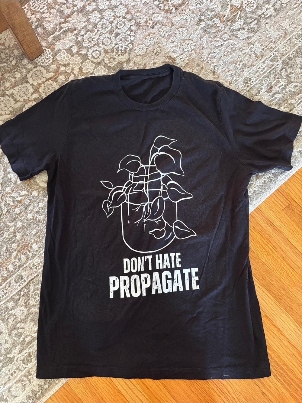 NWOT Don't Hate Propagate Black Home Art Wall Print